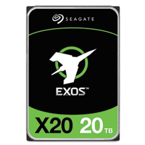 20TB Seagate Exos X20 ST20000NM007D 3.5″ Fast Format Internal Hard Disk Drive (HDD)