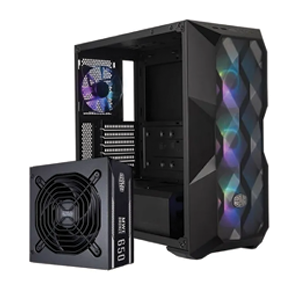 Cooler Master MasterBox TD500 Mesh Mid Tower Case + 650W