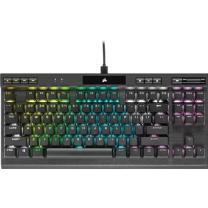 Corsair CH-9119014-NA K70 RGB TKL Champion Cherry MX Speed Silver Mechanical Gaming Keyboard