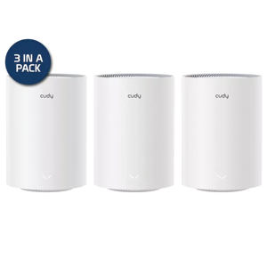 Cudy Dual Band WiFi 6 1800Mbps Gigabit Mesh 3 Pack