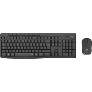 Logitech Wireless Silent Graphite Keyboard and Mouse Combo MK295