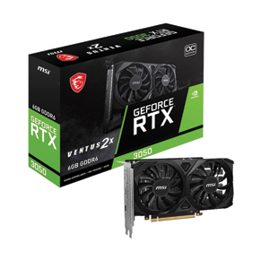 MSI GeForce RTX 3050 VENTUS 2X OC 6GB Graphics Card