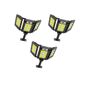 *Pack of 3* Solar Foldable Street Light With Motion Sensor and Remote | 450COB/200W